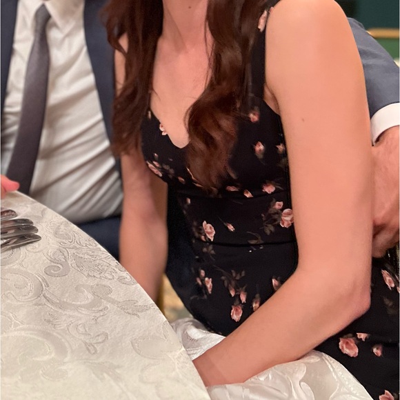 Reformation NWT Black Sleeveless Fulton Romy Floral Print Dress Size 2 - Picture 2 of 11